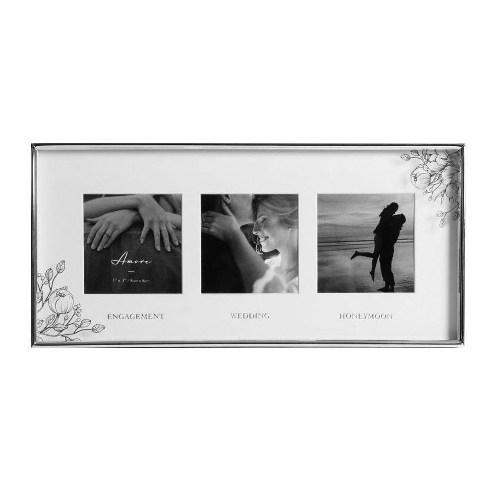 Silver Floral Triple Picture Frame – Jessop Jewellers