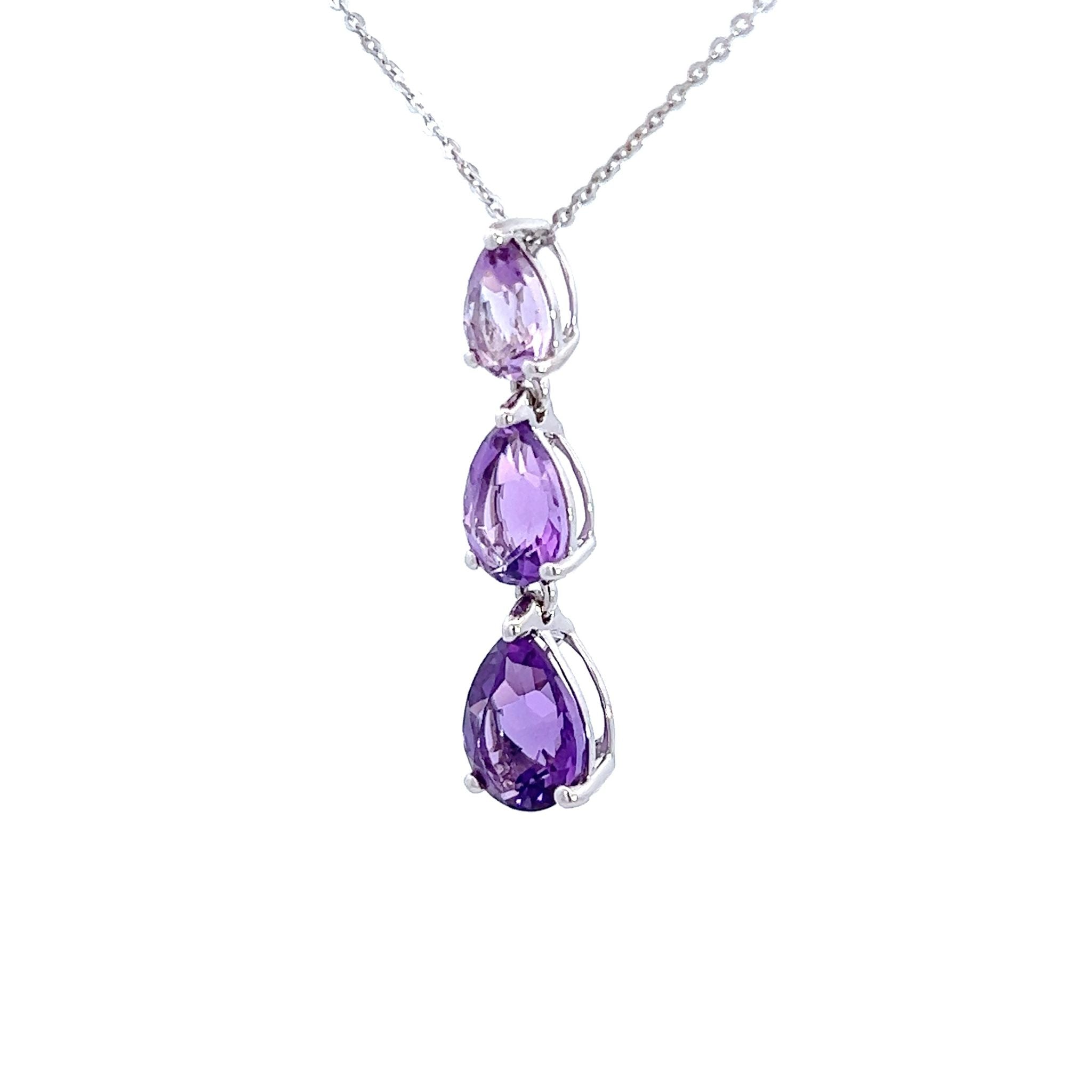 Raw Amethyst Crystal Pendant Necklace – Rock Your World