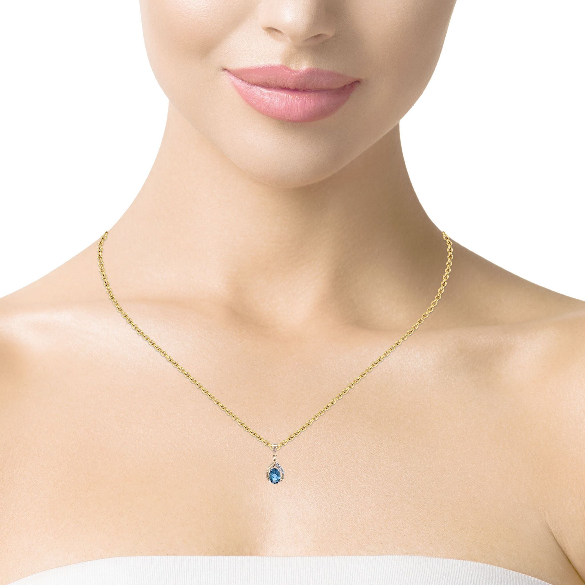 1.00 CT White Gold 14K Wedding Diamond Pendant Necklace | eBay